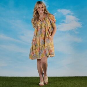 NWT Kaktus Patterned Dress